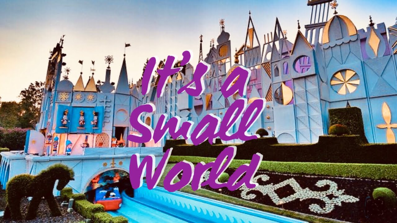 #disneyland.  IT’S A SMALL WORLD  BOAT RIDE  AT DISNEYLAND CALIFORNIA.