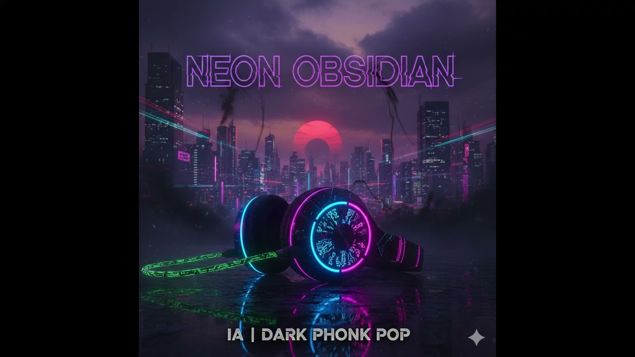 NEON OBSIDIAN - Dark Phonk x Dance Pop Fusion [Visualizer] 💎