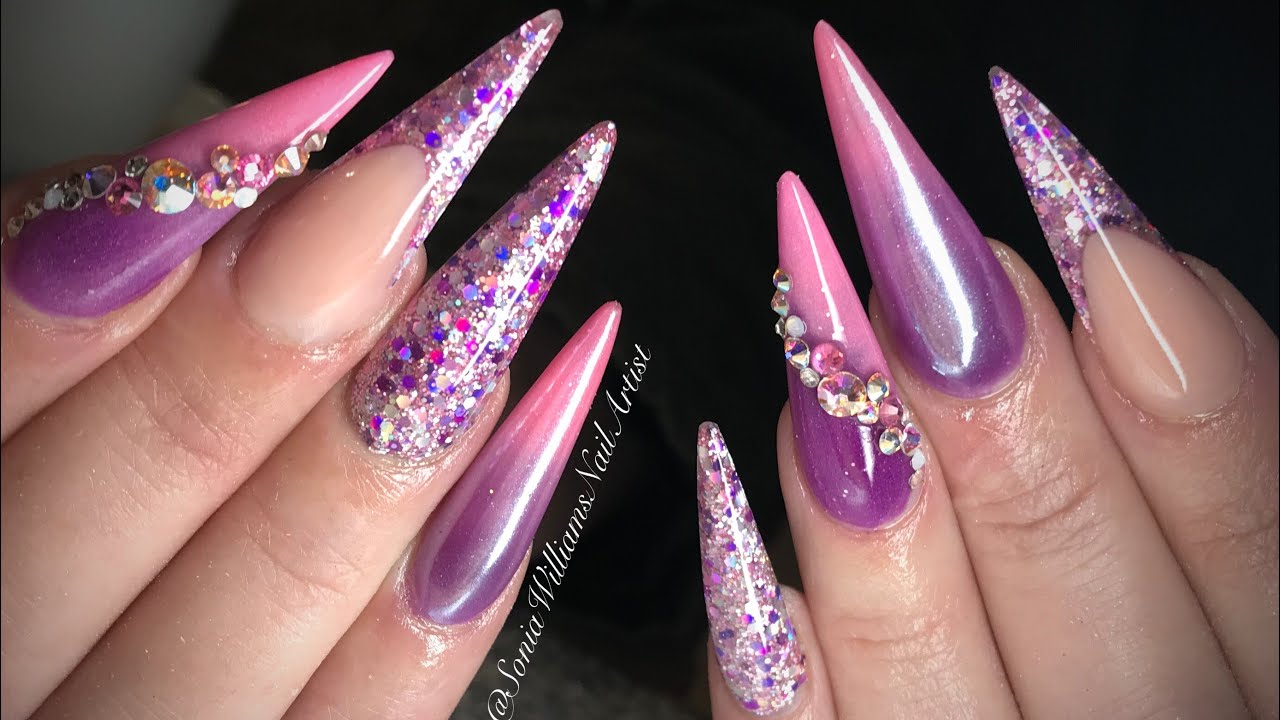 Glam & Glitz Acrylic Design | Acrylic Nails