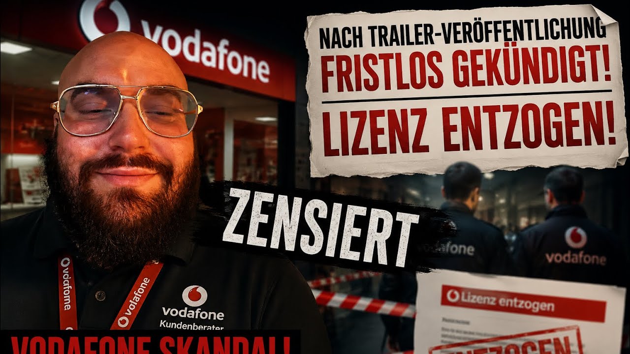 Vodafone-Skandal? Nach dem Trailer fristlos gek&uuml;ndigt &ndash; Betreiber verliert Lizenz! (zensiert)