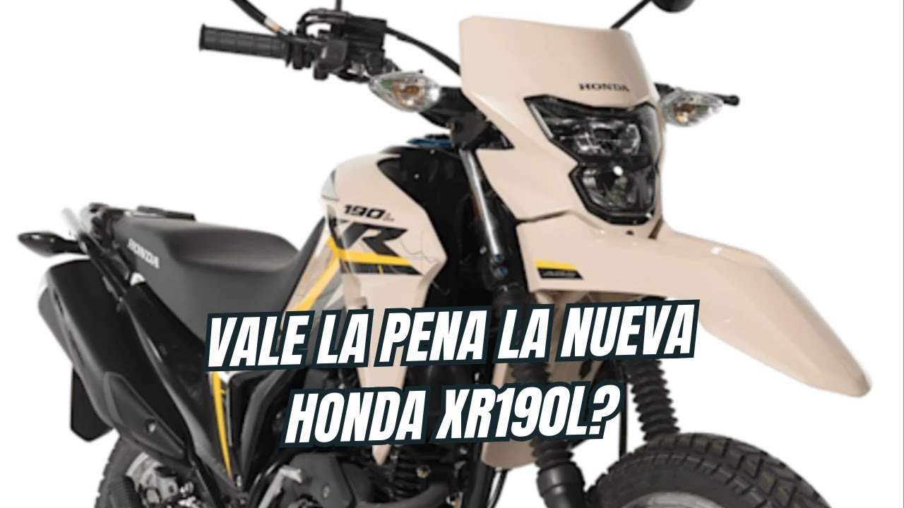 Honda XR190L 2.0: TODO lo que debes saber antes de comprarla