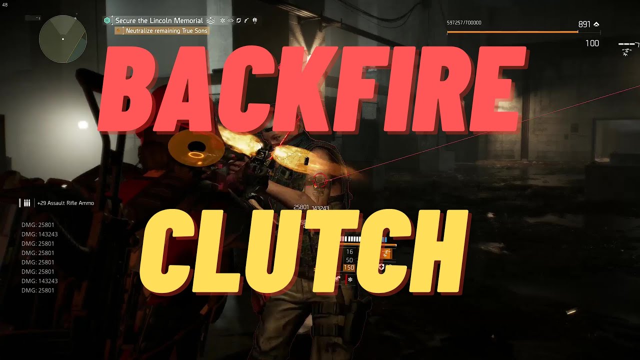 THE DIVISION 2- BACKFIRE CLUTCH BUILD PTS