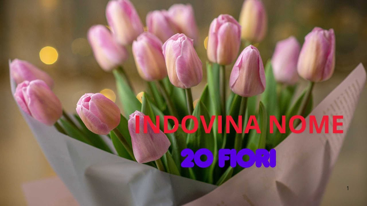 Quiz indovina nome 20 fiori