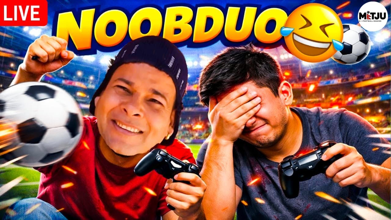 🔴NoobDuo| 1 pass 3 Miss😂| Efootball Co-op Live🔴