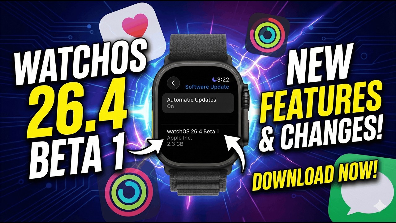 Вышла первая бета-версия watchOS 26.4 — ничего особенного!