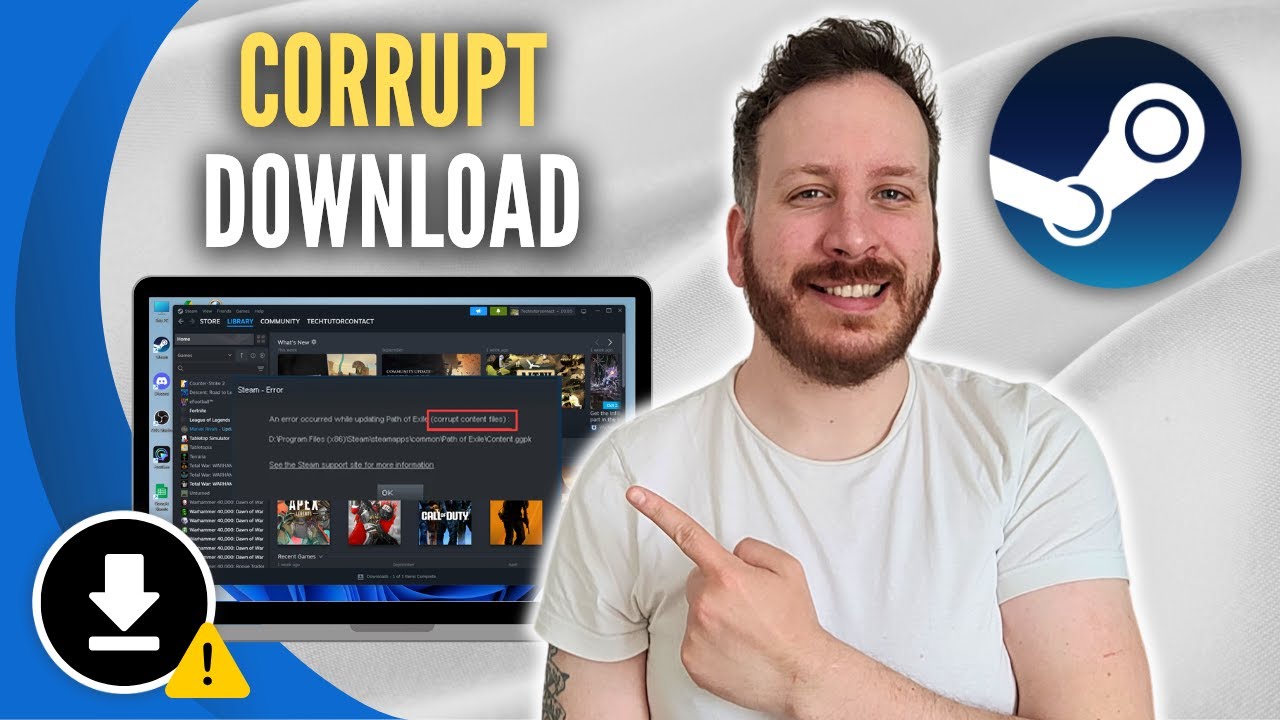 How To Fix Steam Corrupt Download