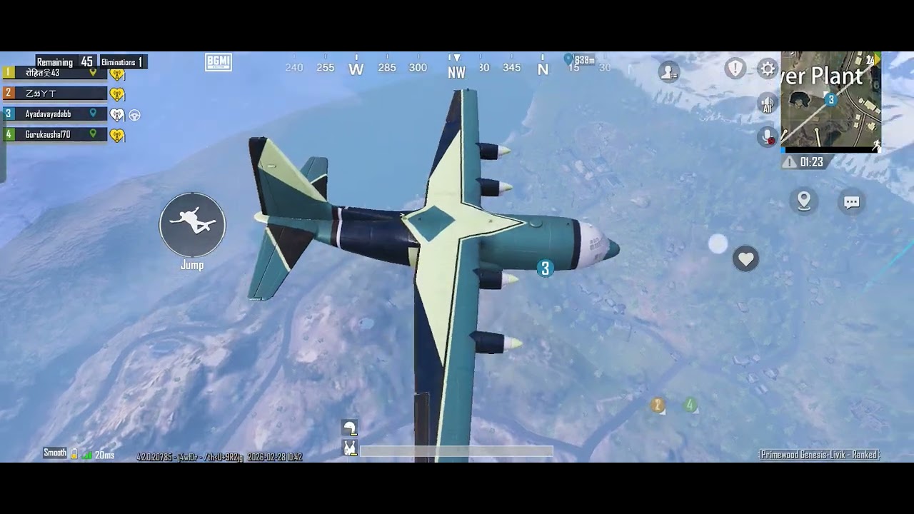 1v4 bgmi gameplay #bgmi #pubgmobile #gaming 