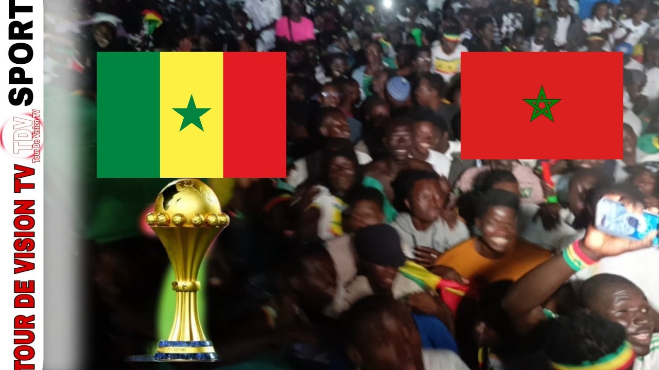 fin du match: Le Sénégal remporte la Coupe 1 0 La joie des supporters