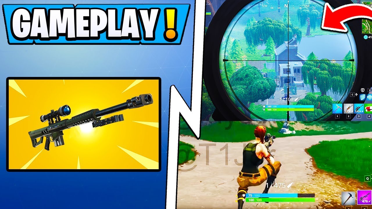 *NEW* Fortnite HEAVY SNIPER Gameplay! | Early Leaks, Sound, Update!
