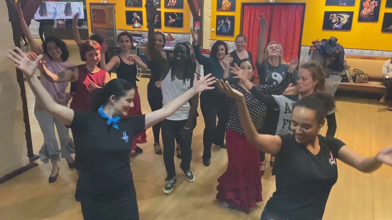 Flash mob afroflamenco Festival Flamenco Azul 2020