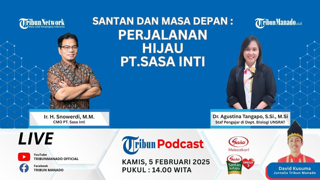 Tribun Manado Podcast: Santan dan Masa Depan: Perjalanan Hijau PT Sasa Inti