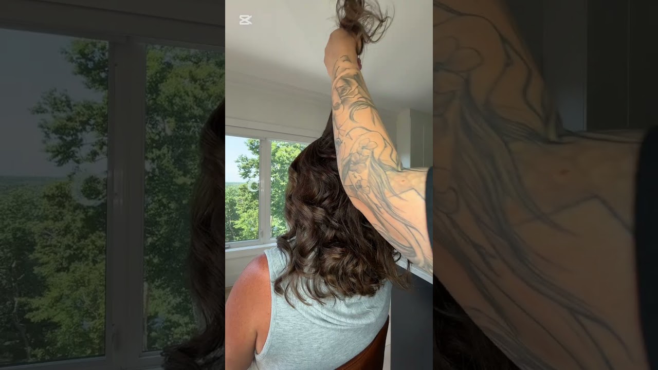 The foundation of an updo 