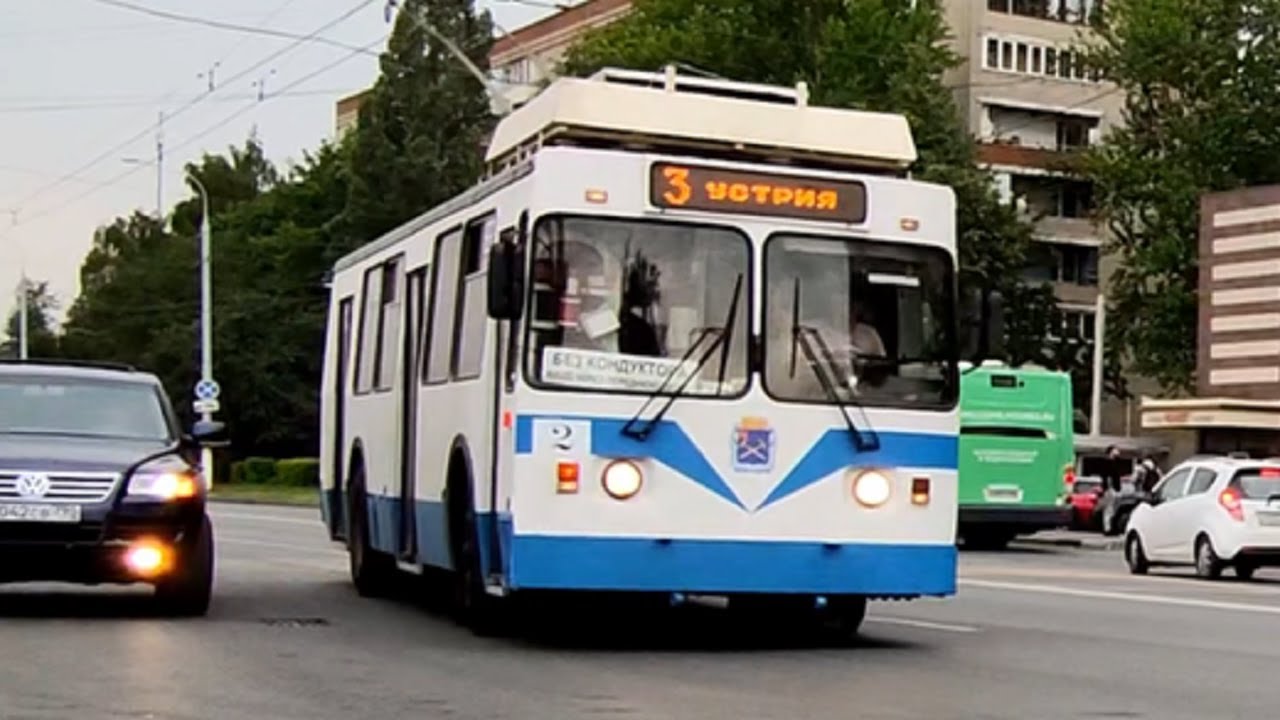 🔥Подольский троллейбус №2! мост Raba-318 + ЛМА! ЗиУ-682 КР Иваново! маршрут №3, съёмка от 