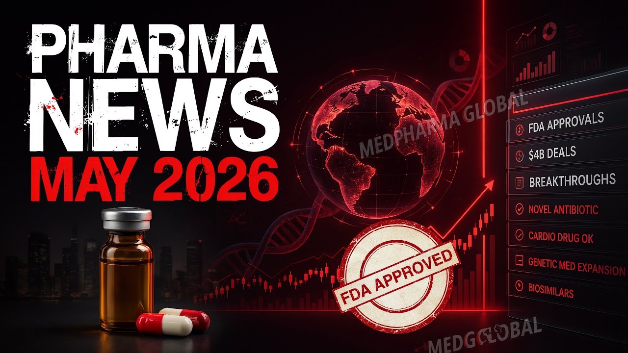 Top Pharma News of May, June 2026 | FDA Approvals, M&A Deals, Biosimilars & Industry Updates