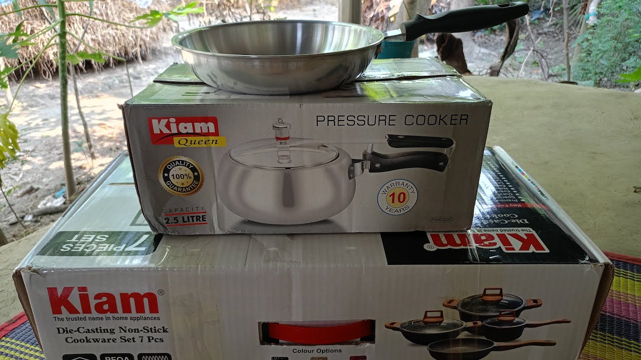 Kiam Pressure Cooker Unboxing | Kiam Aluminum Fry Pan Unboxing
