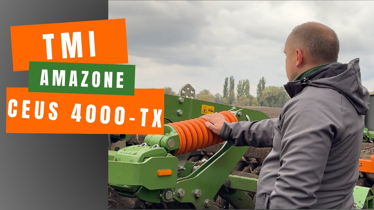 Огляд на причіпний комбінований агрегат - Amazone Ceus 4000-TX