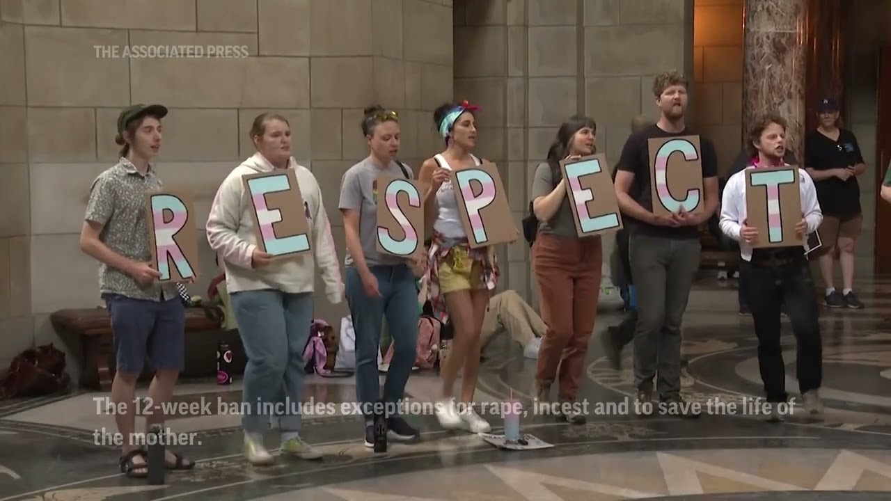 Nebraska lawmakers pass 12-week abortion ban
