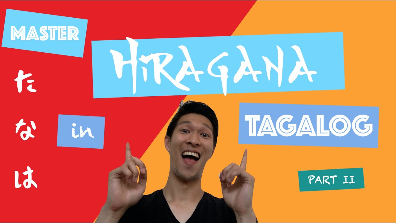 Learn HIRAGANA in TAGALOG! | YSNLC Online: Hiragana TA (た) ~ HA (は)