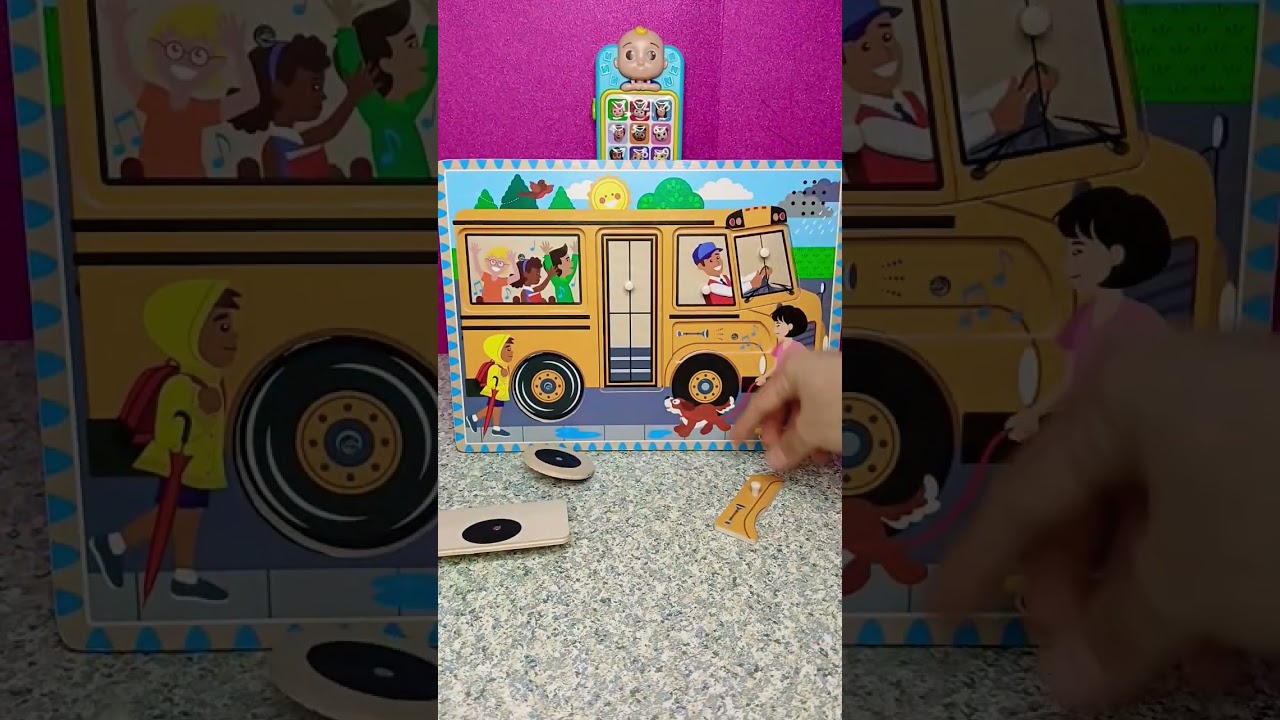 Best bus wooden puzzle 🚌