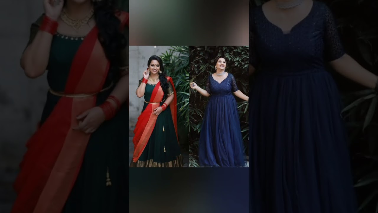 Malayalam Actress 💜Pratheeksha G Pradeep 💜 in Saree Vs Modern Dress photos