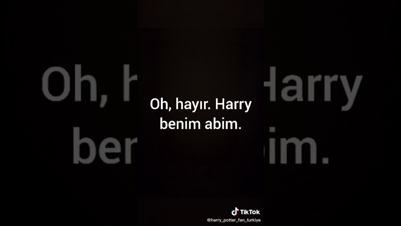 Çünkü...(harry potter dizi bölüm 7)