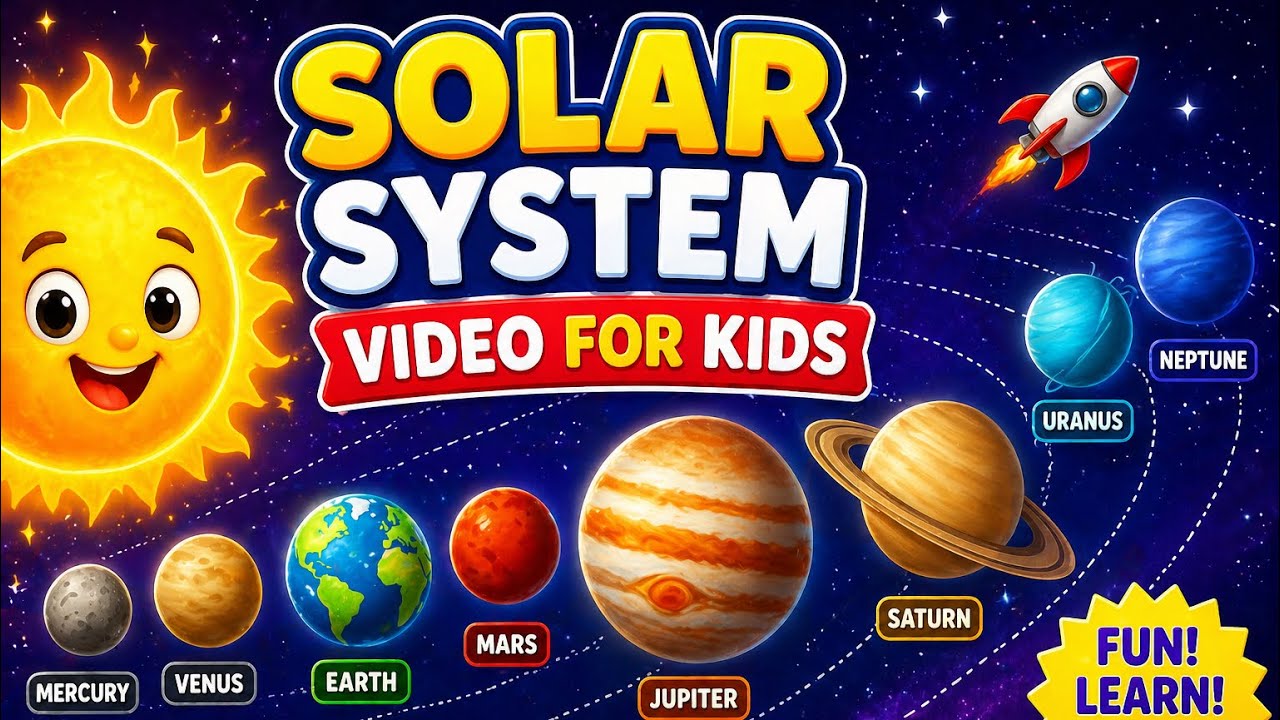 Solar System Video For Kids