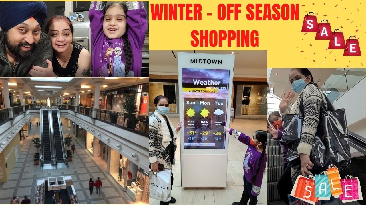 Time to Shop at Midtown Mall in Saskatoon | Off-season Sale | Biggest mall of Saskatoon
