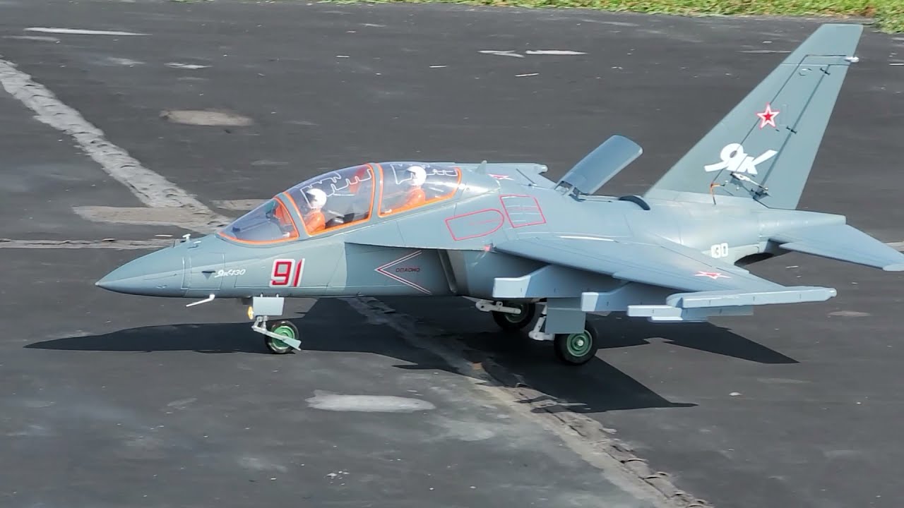 Freewing Yak 130 90mm EDF Maiden Flight with beautiful landing
