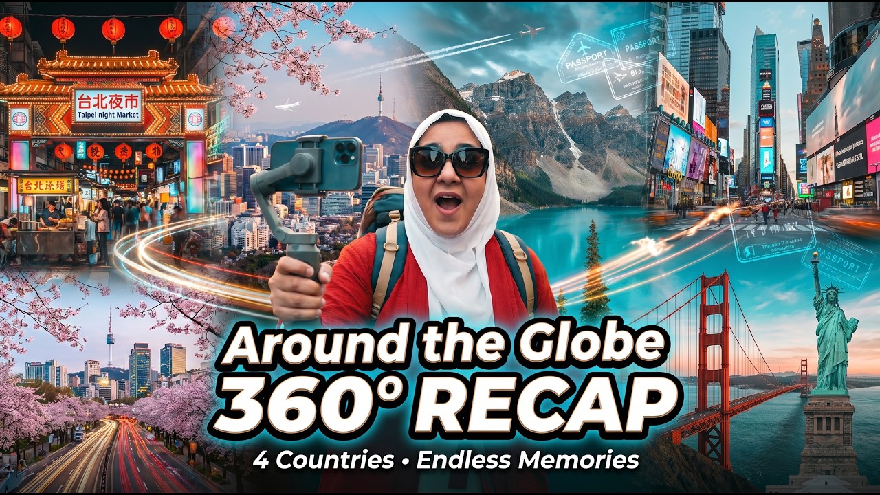360° Around the Globe 🌍 Travel Series