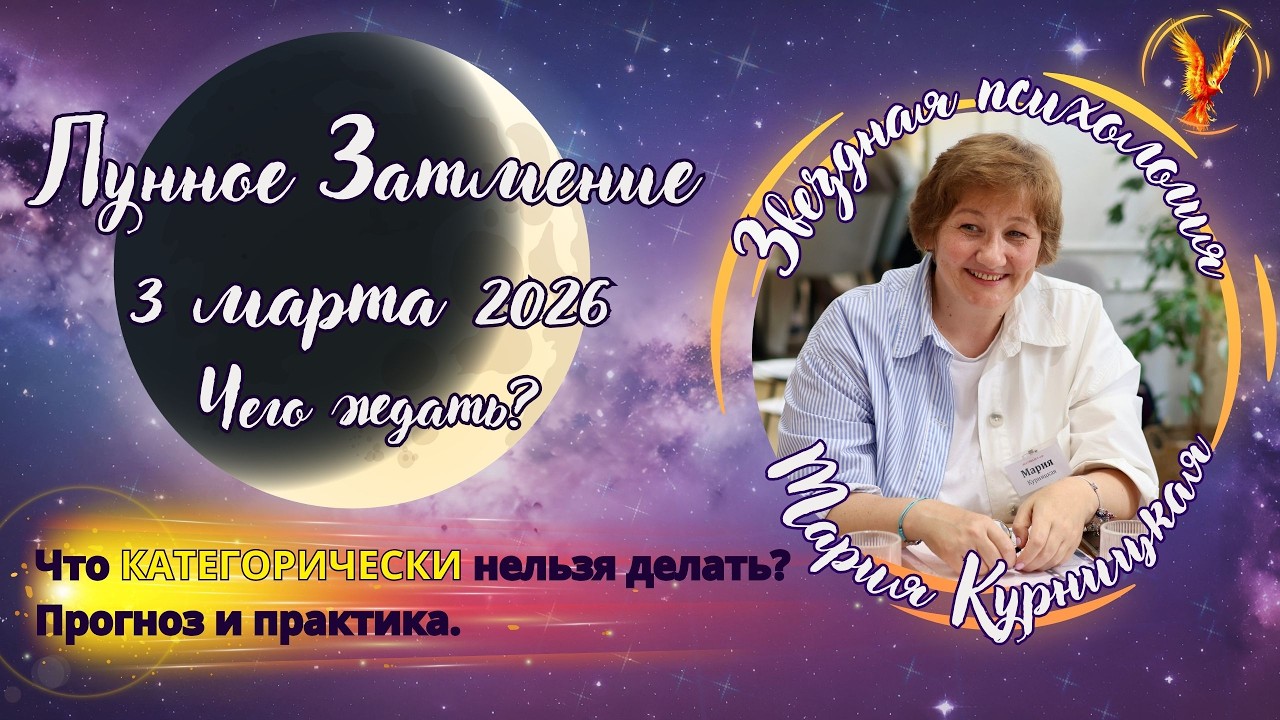 Лунное затмение 3 марта 2026: Что КАТЕГОРИЧЕСКИ нельзя делать? Прогноз и практика.