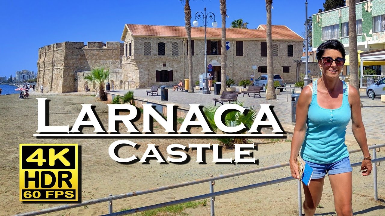 Larnaca Medieval Fort | Cyprus | Larnaca Castle | 4K 60fps HDR (UHD) |  Best Places 👀 Walking Tour