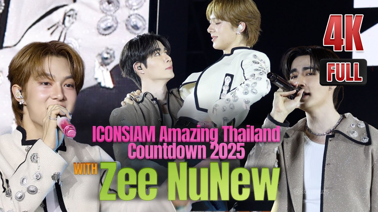 ZeeNunew @ Amazing Thailand Countdown 2025 at ICONSIAM 20241229