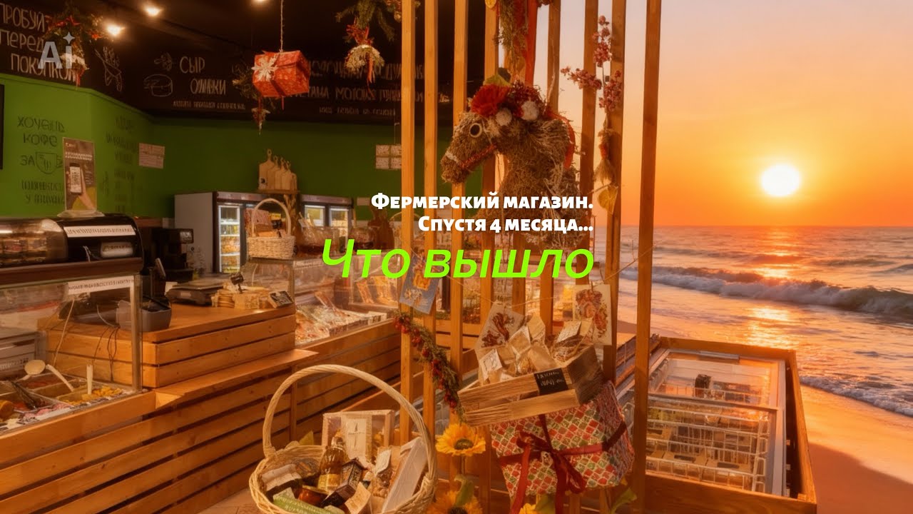Открыл магазин Фермерские продукты.Итог спустя четыре месяца