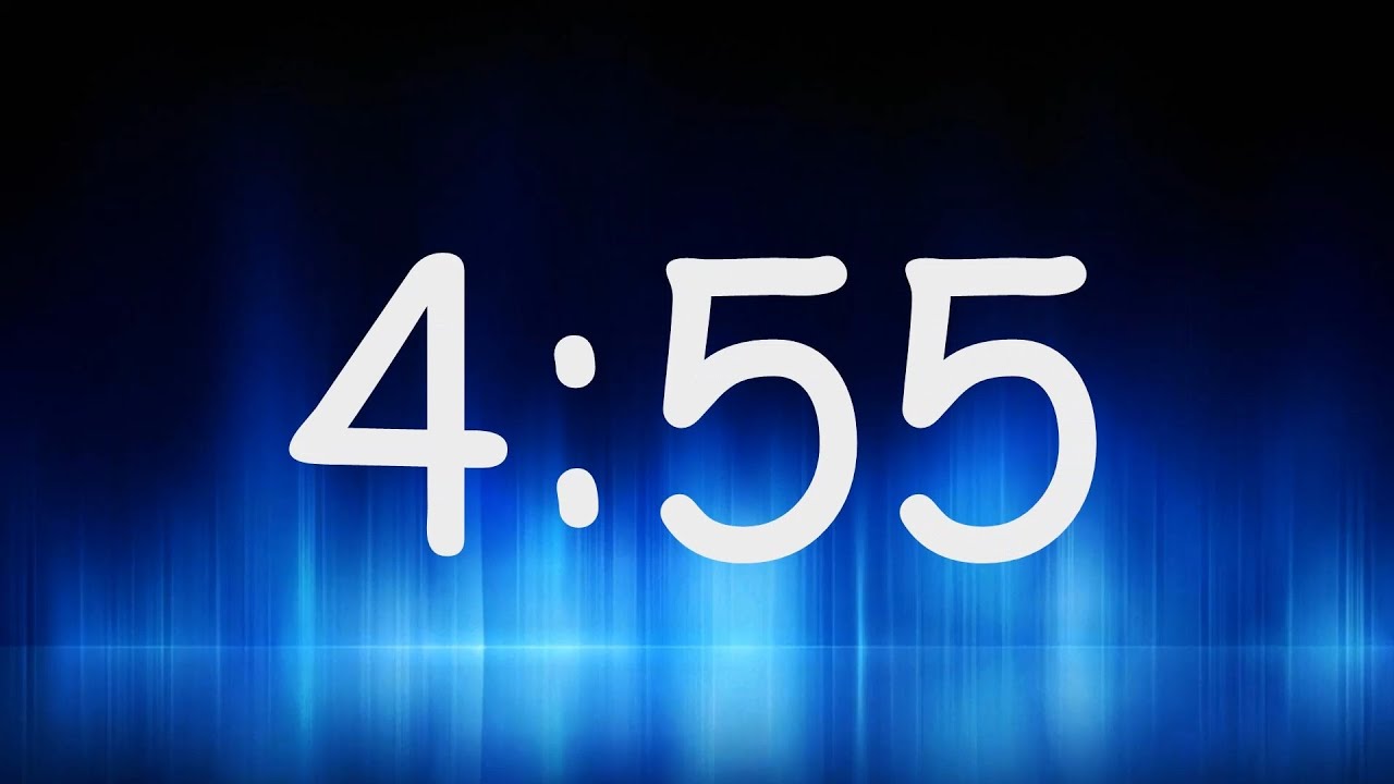 4:55 Minutes Timer / Countdown from 4min 55sec