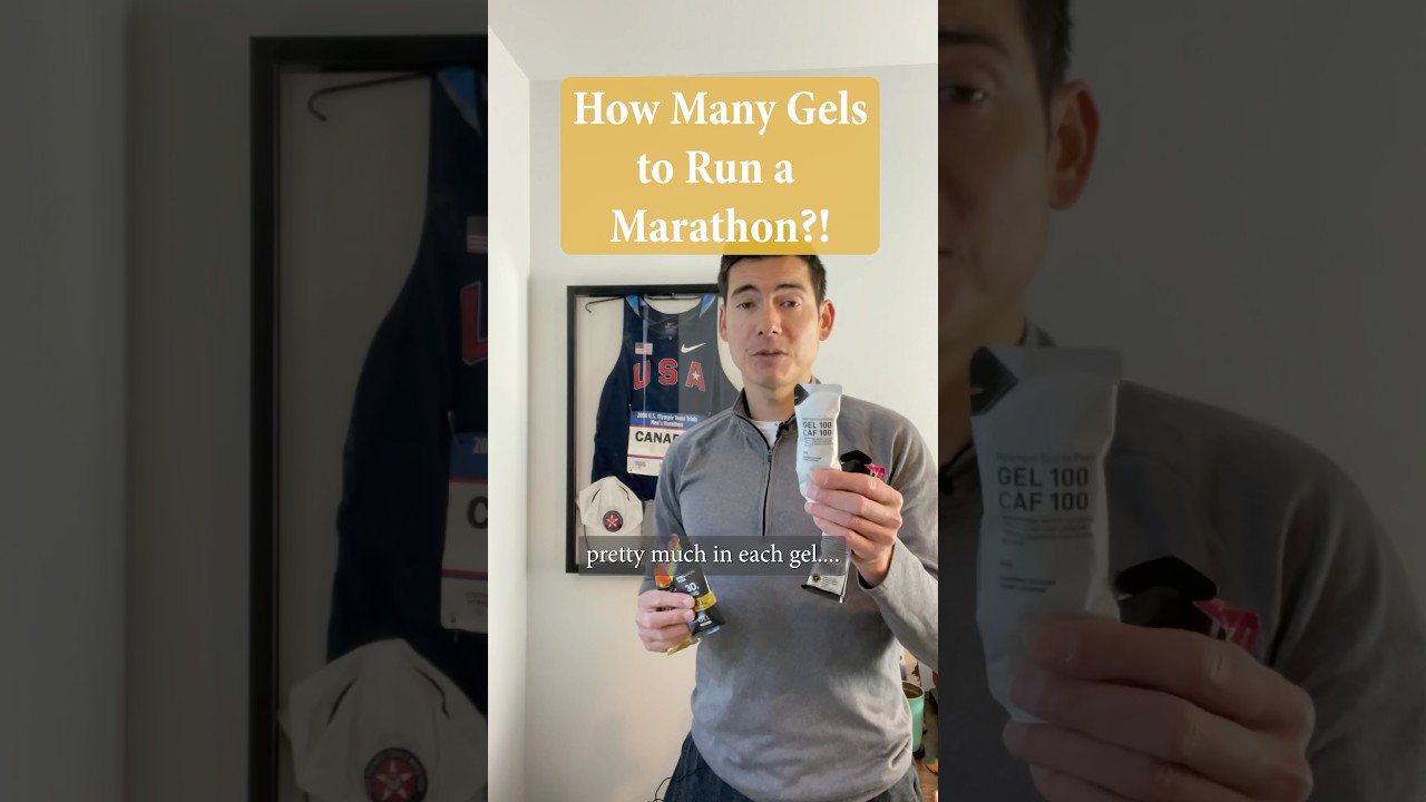 Runners : How many gels to run a marathon ?! Running nutrition tip: Carb-Up! Sage Canaday #runchat