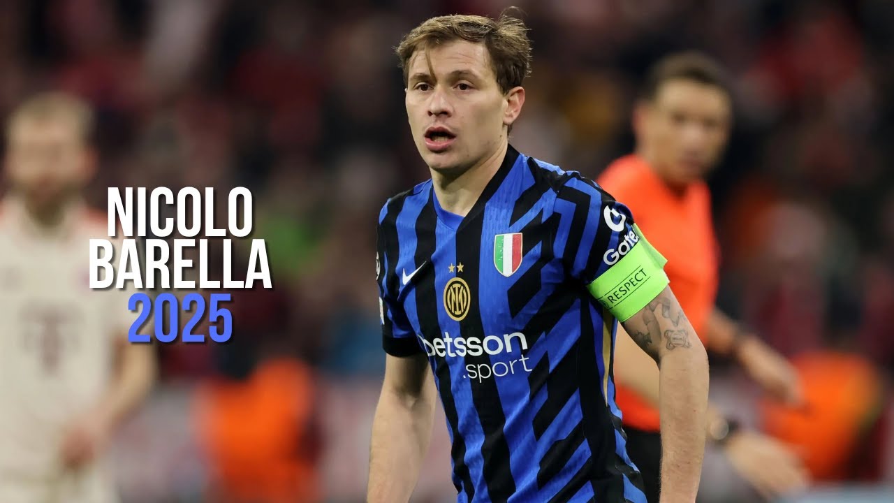 Nicolo Barella Skills &middot; 2025 Dynamo &middot; Goals & Assist - 4K 60FPS