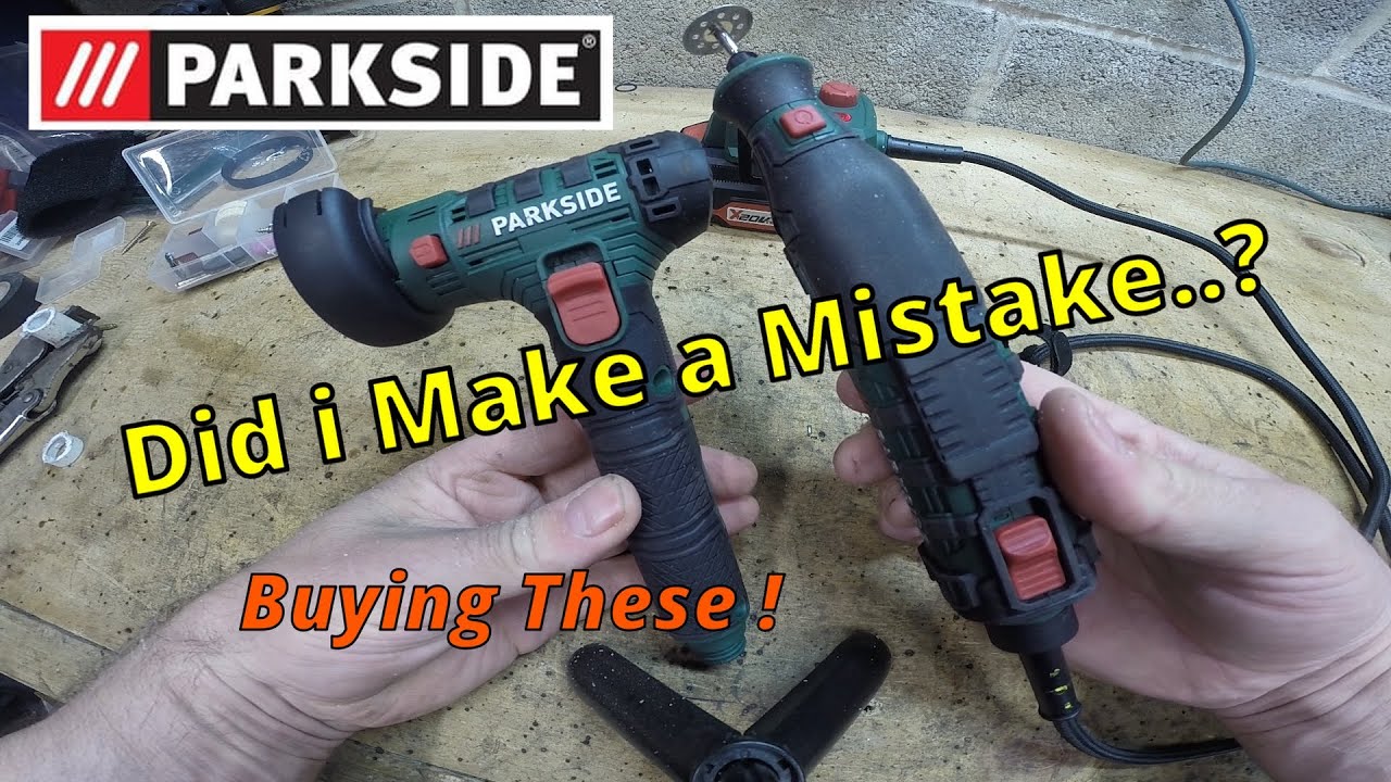 Parkside 20v Cordless Mini Cutoff Tool & Rotary (Dremel) Tool Set. Full Review.