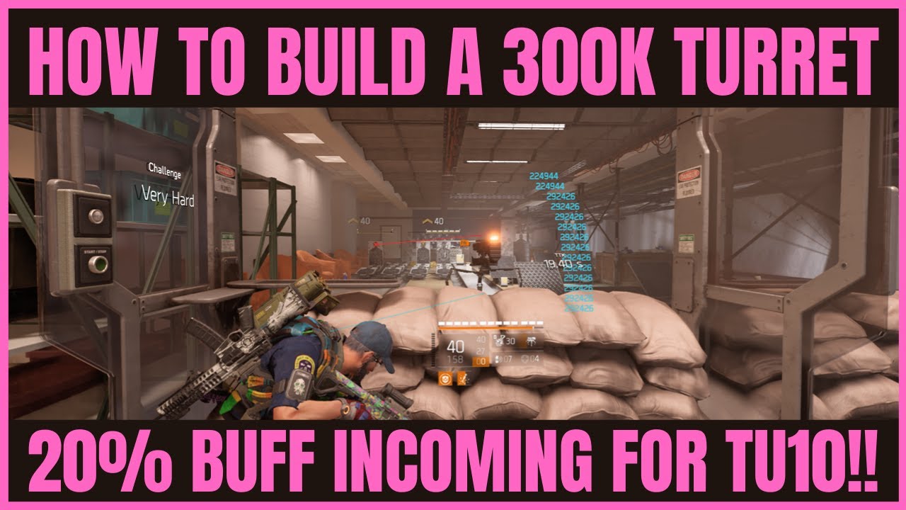 The Division 2 - HOW TO BUILD THE HARDEST HITTING ASSAULT TURRET!! 300K+ SKILL DAMAGE