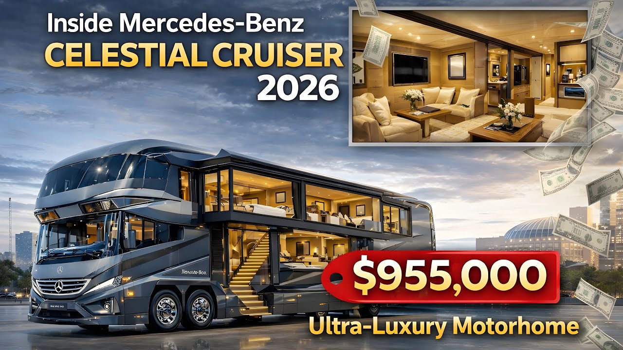 Inside Mercedes-Benz Celestial Cruiser 2026 | $955,000 Ultra-Luxury Motorhome