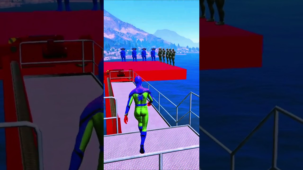 Jumps - Fails #GTA5GAMES #Epic #Ragdoll #TrendingGame #Spiderman #Game #New #Gameplay #Episode28