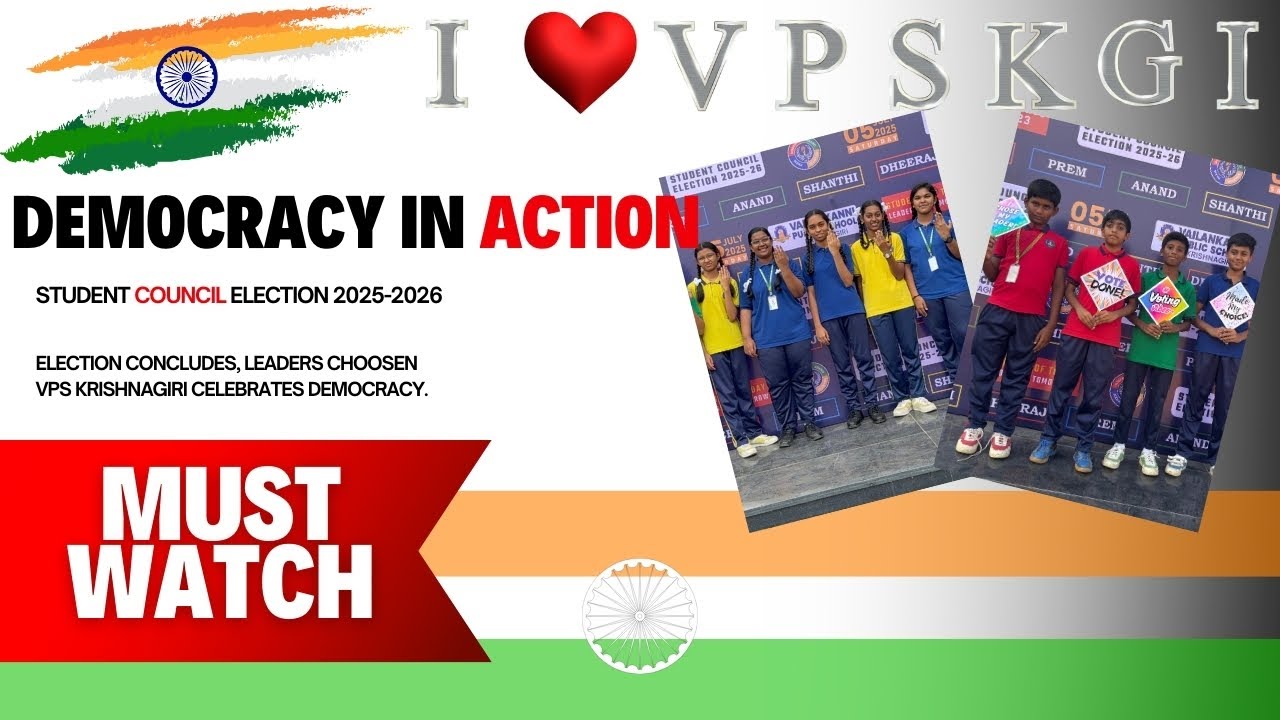 🎉 Election Concludes, Leaders Chosen – VPS Krishnagiri Celebrates Democracy!