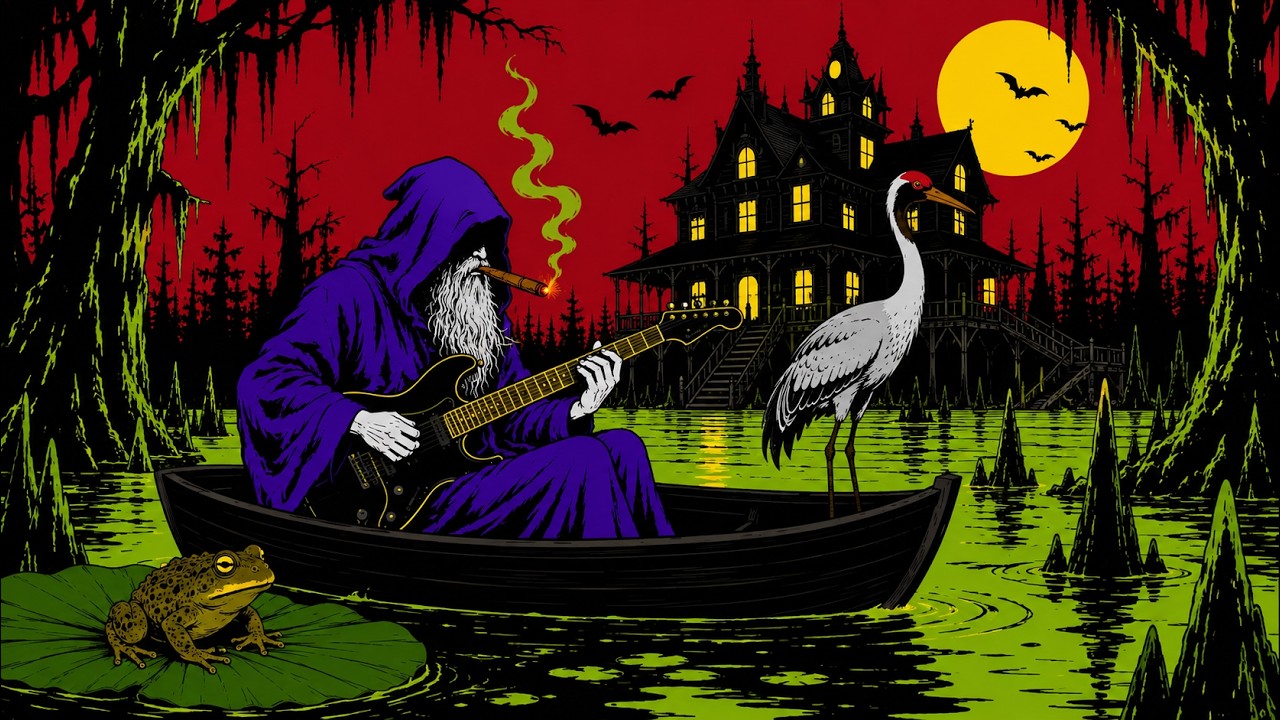 Psychedelic swamp rock-blues trip | Dark mystic ambient groove mix