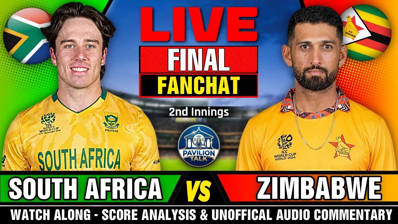 Zimbabwe Vs South Africa TRI SERIES FINAL T20 Match || 2nd Innings  || Audio Commentary By ALI