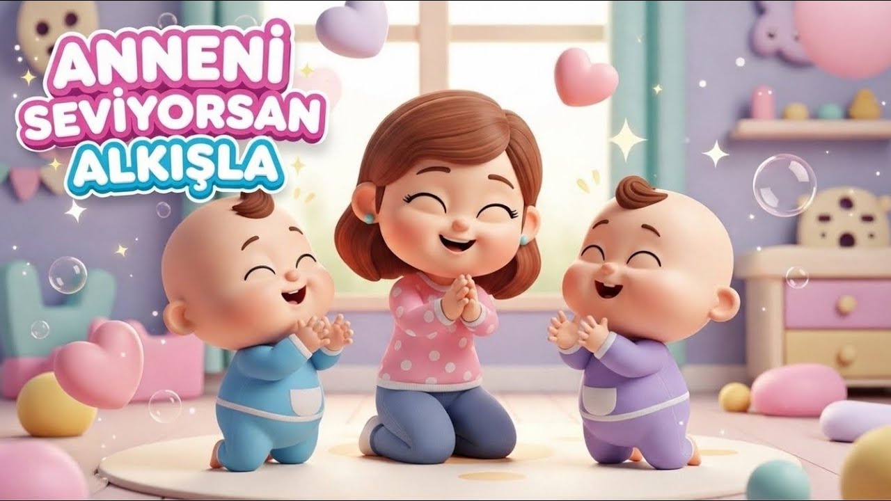 Anneni Seviyorsan Alkışla 👏 Eğlenceli Aile Çocuk Şarkısı