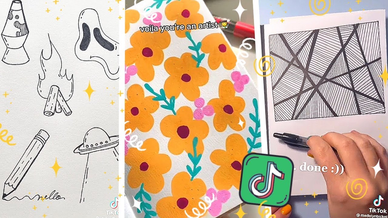 SIMPLE AND EASY DOODLES IDEAS | TikTok Compilation [LO-FI SOUNDTRACK]