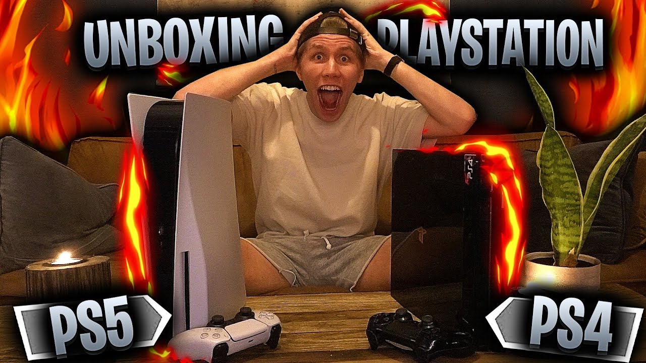 Guttunge (22) unboxer PLAYSTATION 5 og blir følsom... 👀📦