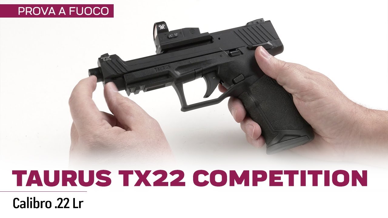 Taurus Tx22 Competition cal. 22 Lr - Recensione e prova a fuoco