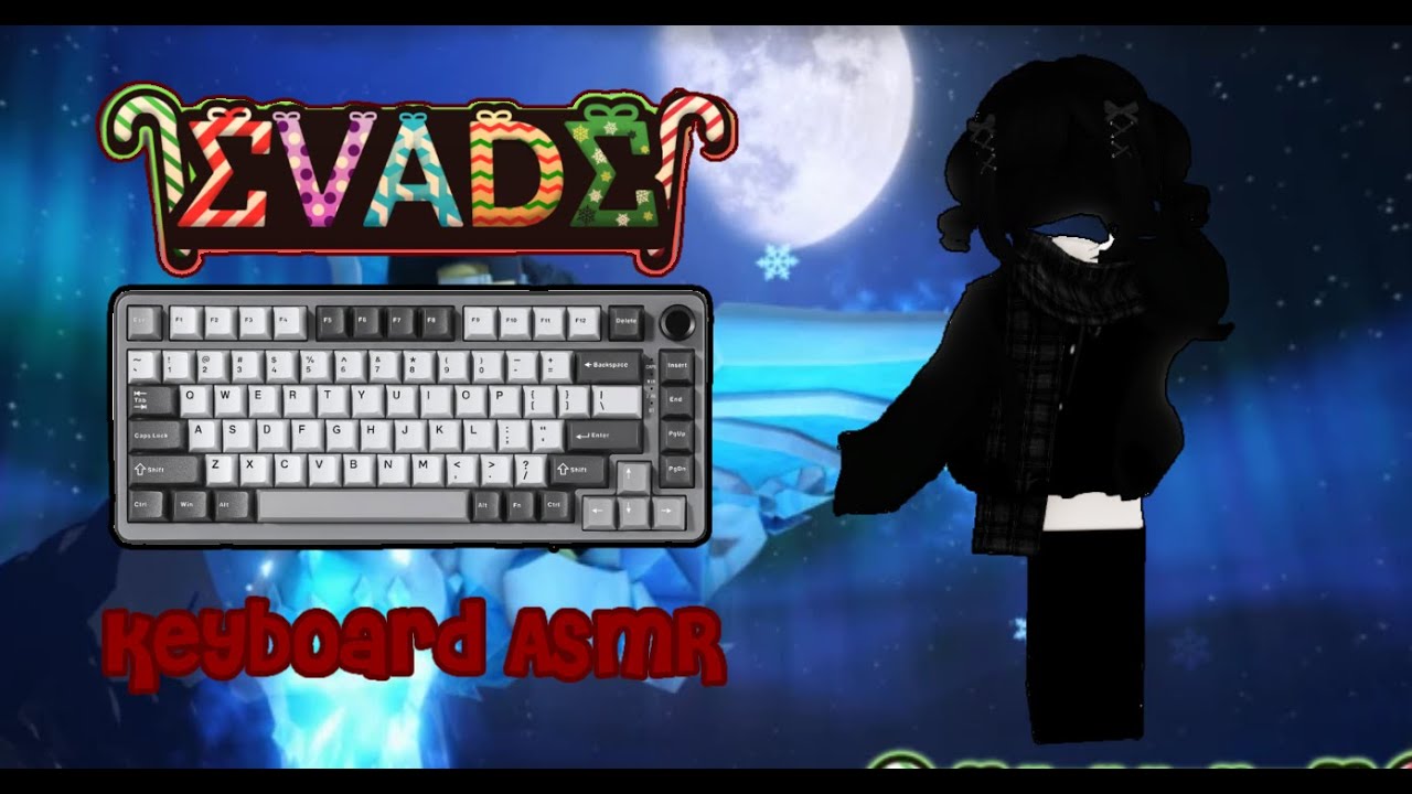 Evade Christmas Keyboard ASMR (Creamy!)