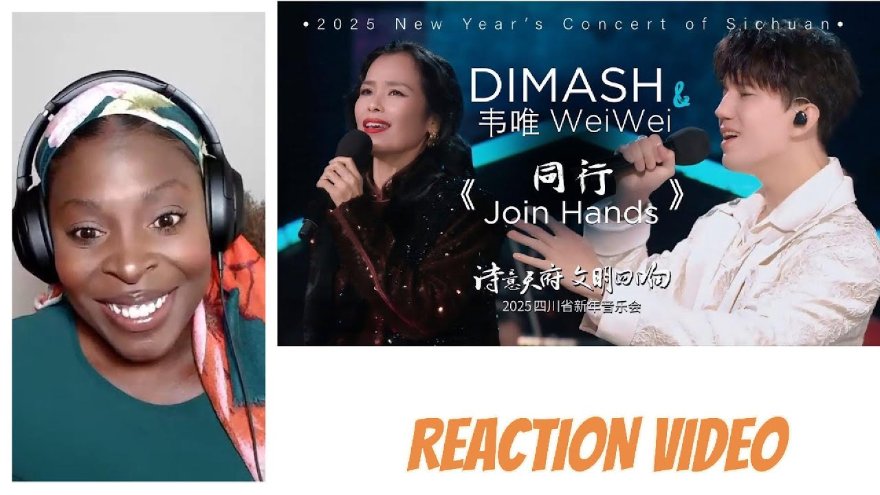REACTION VIDEO | Dimash Qudaibergen - 同行 Join Hands (2025 New Year's Concert of Sichuan)