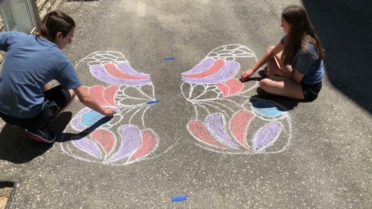 Bridges VBS 2022 - Craft - Sidewalk Chalk Butterfly
